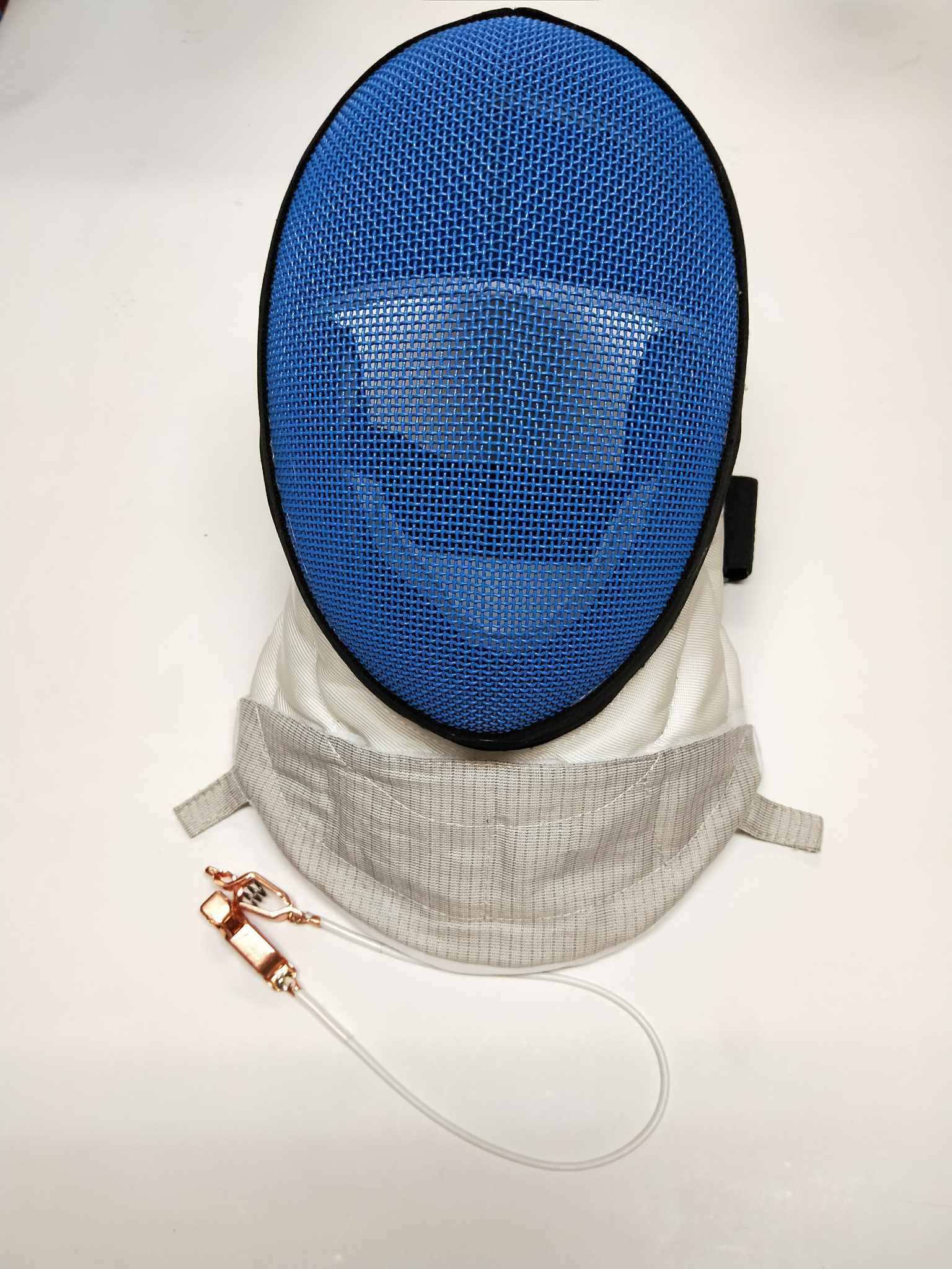 350N CE Foil Mask with Stainless Steel Lame bib with detachable lining (head wire included) - Click Image to Close
